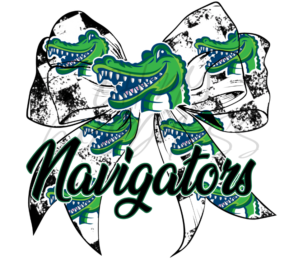 MTO Elementary Custom Mascot Bow