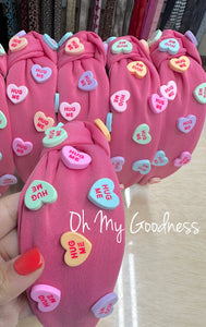 Heart Candy Headband (rose)