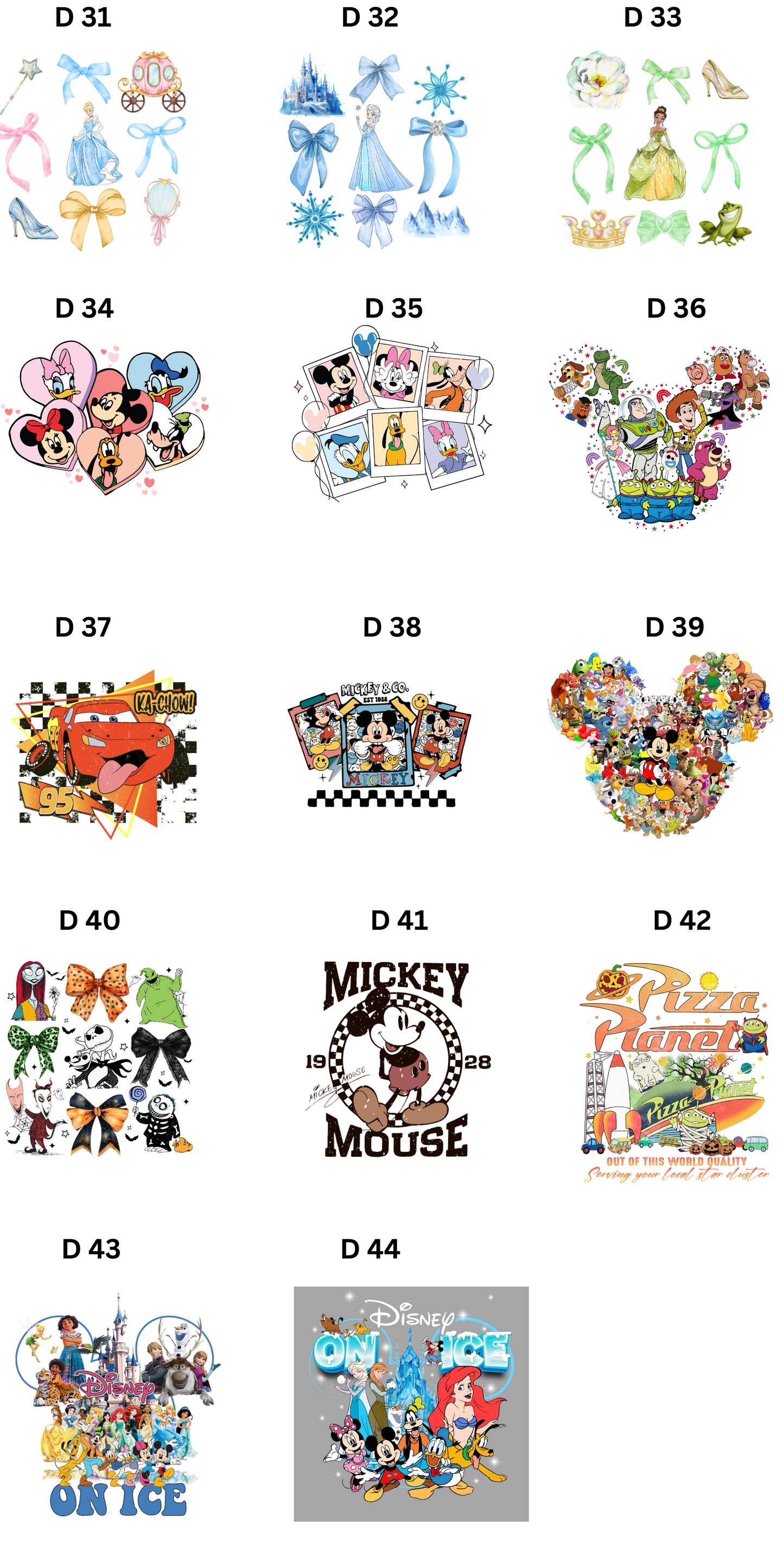 Disney Vacation / Characters