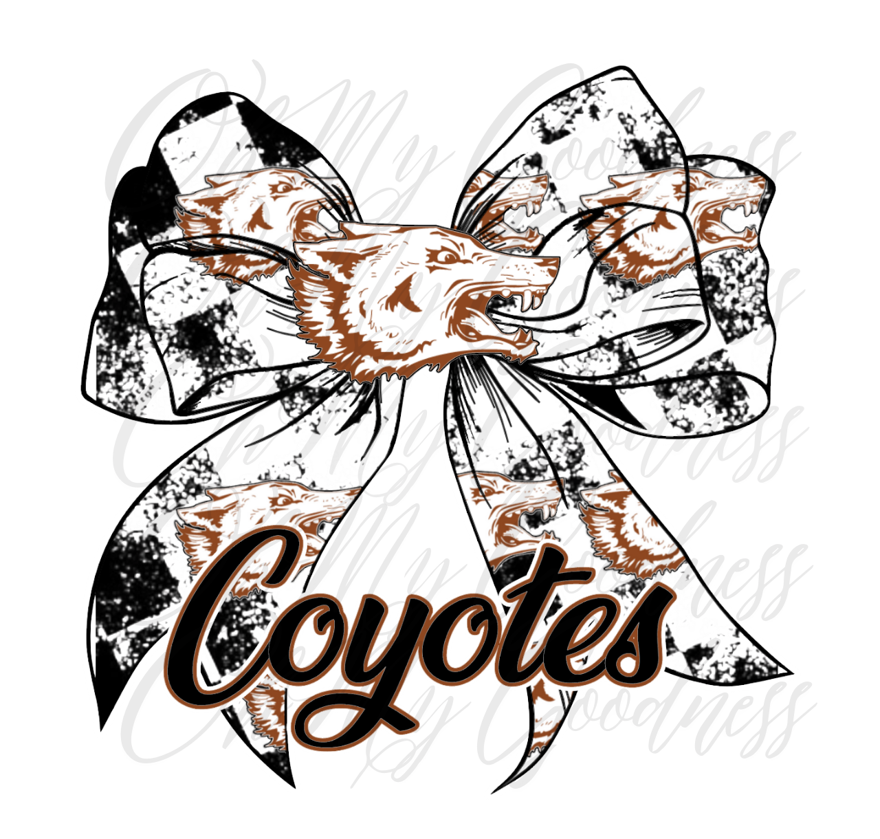 MTO High School Custom Mascot Bow