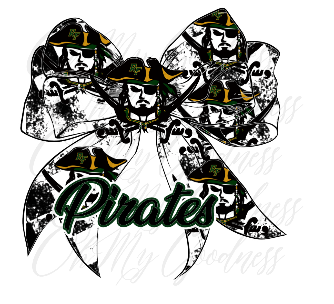 MTO High School Custom Mascot Bow