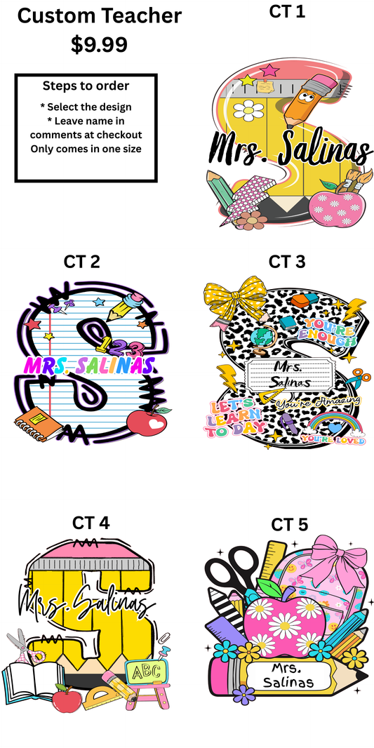 Custom Teacher