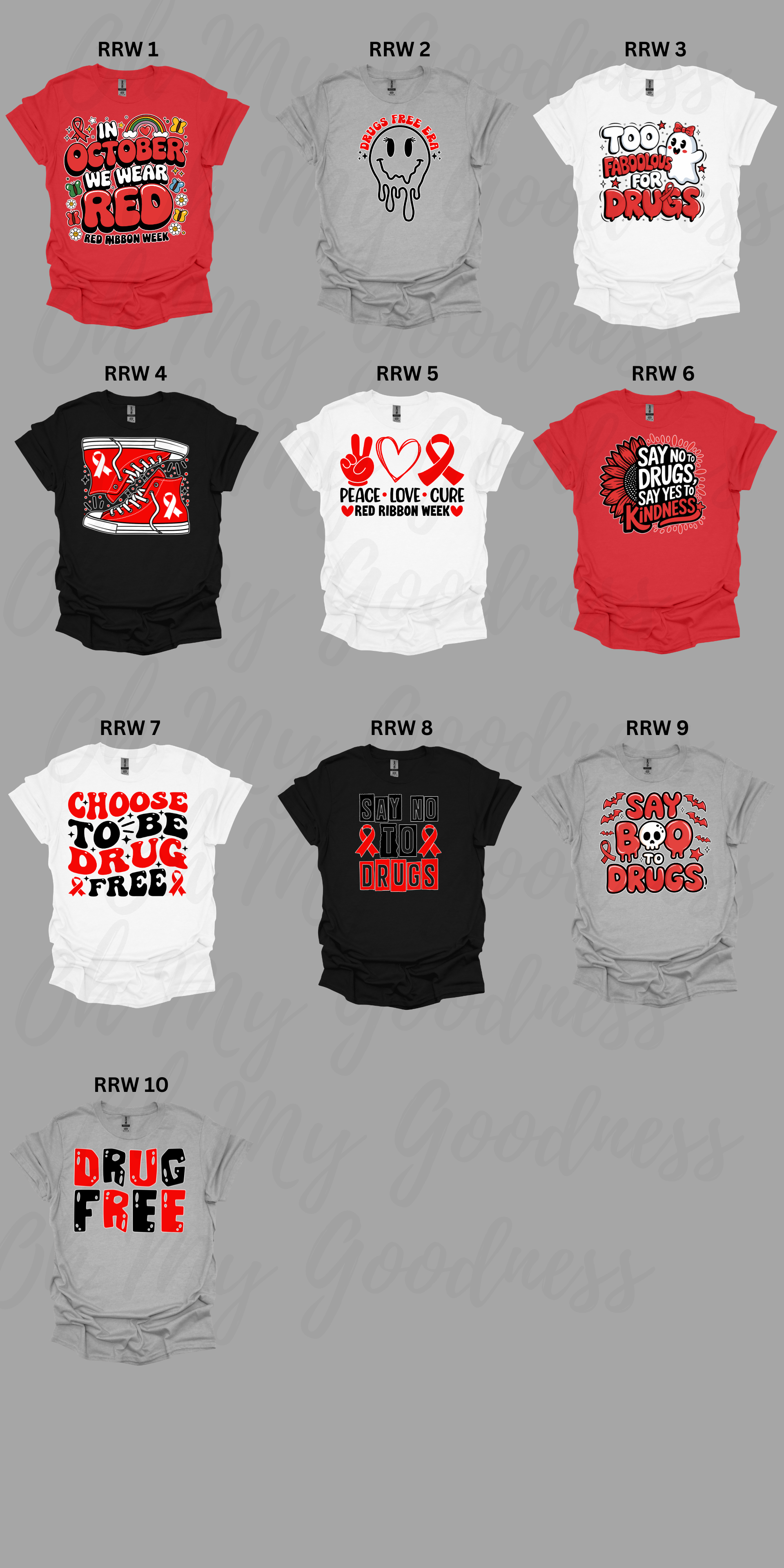 Red Ribbon Week Merch Red Ribbon Week โ Oh My Goodness Boutique CC
